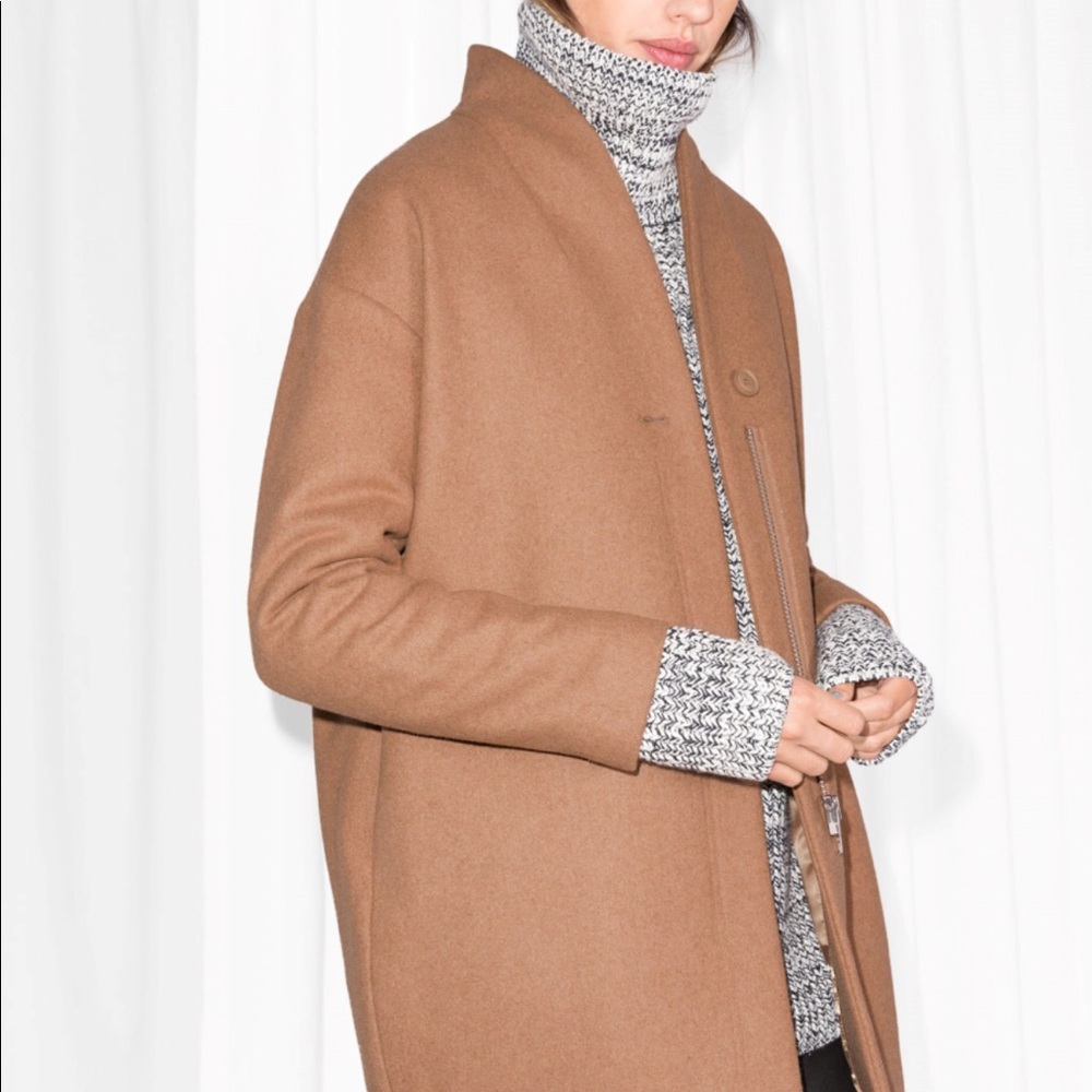 &Other Stories wool blend coat